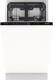 Встраиваемая посудомоечная машина Gorenje GV561D10, узкая, ширина 44.8см, полновстраиваемая, загрузка 11 комплектов