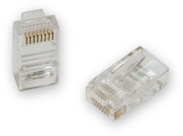 Вилка-коннектор RJ-45 GREENACCESSORIES GA-PLUG5WG категория 5e UTP для многожильного кабеля, 8p8c позол. конт. 100 шт.