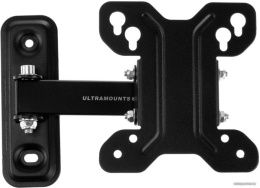 Кронштейн для телевизора Ultramounts UM892 черный 13"-27" макс.30кг настенный поворотно-выдвижной и наклонный
