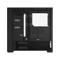Корпус Case Fractal Design Pop Air RGB TG Clear Tint, Midi-Tower, 3x120mm RGB, 2xUSB-A 3.2 ATX, mATX, mITX Black FD-C-POR1A-06