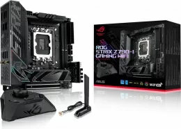 Материнская плата Asus ROG STRIX Z790-I GAMING WIFI Soc-1700 Intel Z790 2xDDR5 mini-ITX AC`97 8ch(7.1) 2.5Gg RAID+HDMI