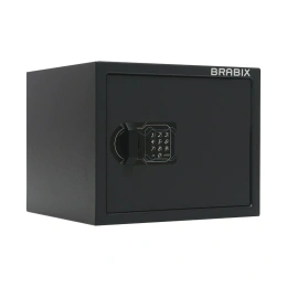 Офисный мебельный сейф BRABIX SF-280EL 280х350х300 мм, электронный замок, черный 291149