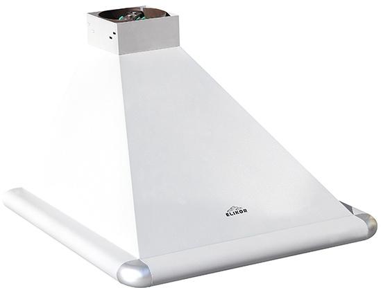 Вытяжка каминная Elikor Сатурн 50П-180-В1Л белый/хром управление: кнопочное 1 мотор 221961