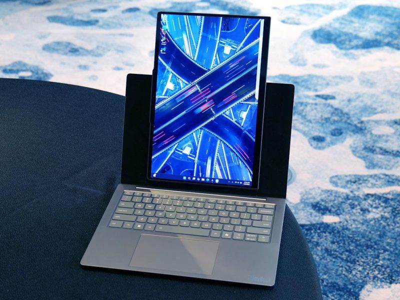 Lenovo показала ноутбук с вращающимся экраном
