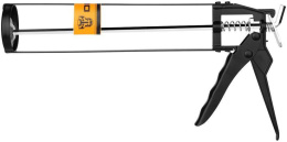 Пистолет для герметика DEKO DKFG02 мех. каркасный черный [012-2151]