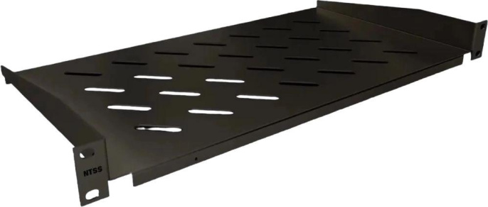 Полка стац. NTSS (NTSS-FF-250-BL) 1U 20кг. 19" 250мм черный