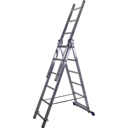 Лестница трёхсекционная STAIRS универсальная 6 ступеней AL306