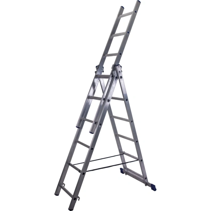 Лестница трёхсекционная STAIRS универсальная 6 ступеней AL306