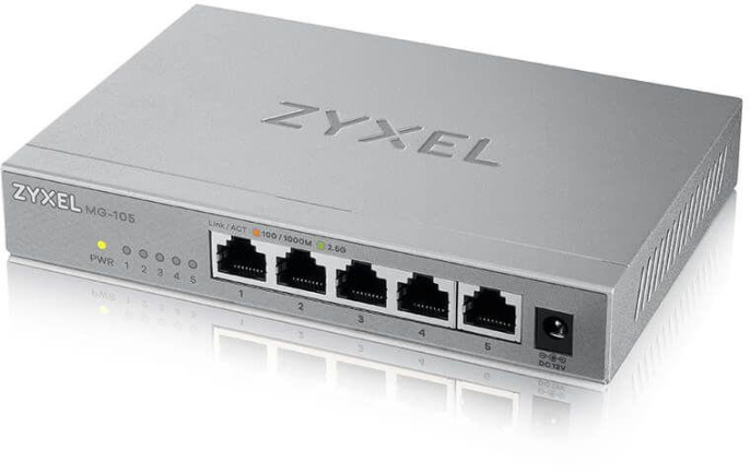 Коммутатор ZYXEL MG-105-ZZ0101F, неуправляемый