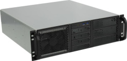 Procase RE306-D3H9-C-48 Корпус 3U server case,3x5.25+9HDD,черный,без блока питания,глубина 480мм,MB CEB 12"x10.5"