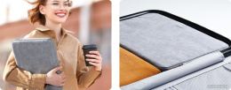 Чехол для ноутбука UGREEN LP187 60985 Portable Laptop Sleeve Case 13-13.9''.  Цвет: серый