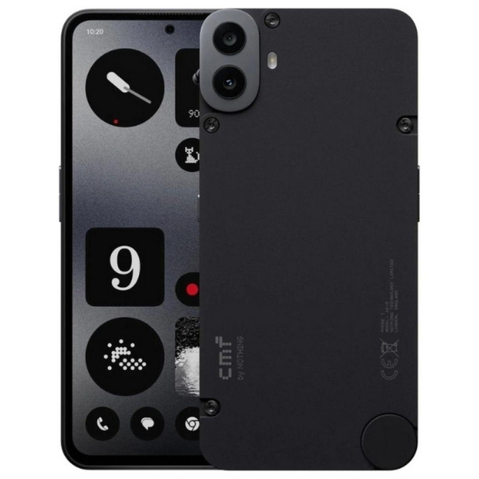 Смартфон CMF by Nothing Phone 1 8+128 Black/6.67"FHD+/SuperAMOLED/120Hz/MTK 7300/And14/50MP/16MP/microSD/5000mAh/noNFC