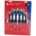 Набор отвёрток с держателем 6шт МАСТАК 04-6RB