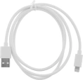 Кабель KINGPRICE KP-USBAL-1m,  Lightning (m) -  USB (m),  1м,  2.4A,  белый
