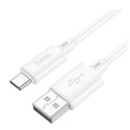 HOCO X88/ USB кабель Type-C/ 1m/ 3A/ White