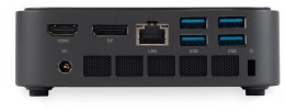 Неттоп IRU Tactio 513 i5 1235U 1.3 16Gb SSD512Gb Iris Xe без ОС GbitEth WiFi BT 120W серый RUS 2189397