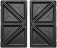 Вафельница Vitek VT-2628 800Вт черный/серебристый