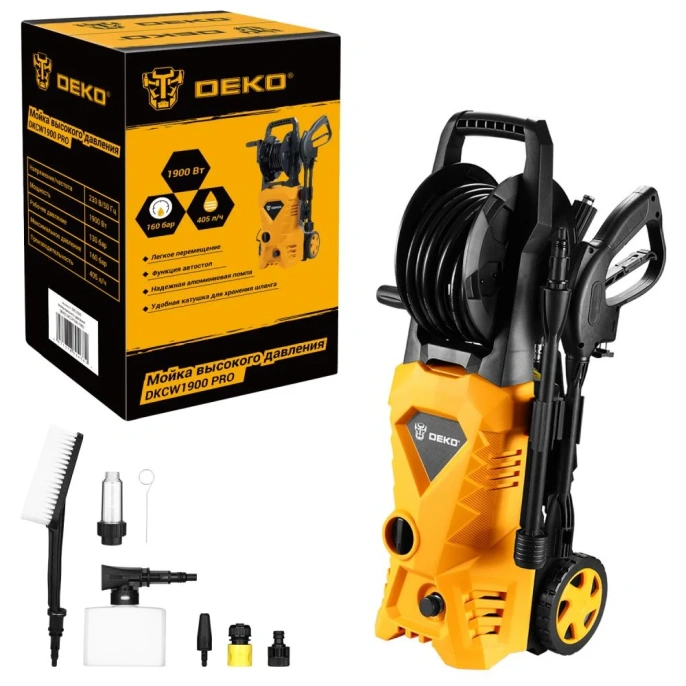 Мойка высокого давления DEKO DKCW1900 PRO 085-2028