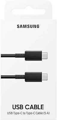 Кабель Samsung EP-DN975BBRGRU USB Type-C (m) USB Type-C (m) 1м черный (упак.:1шт)