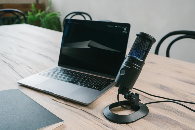 Микрофон проводной Audio-Technica AT2020USBX 2.0м черный