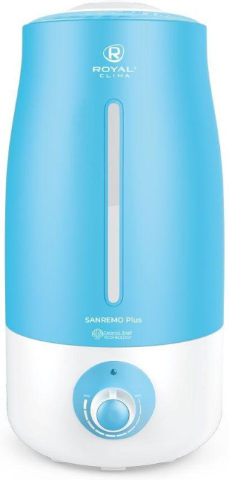 Увлажнитель воздуха ультразвуковой Royal Clima RUH-SP400/3.0M-BU, 3л, голубой/белый