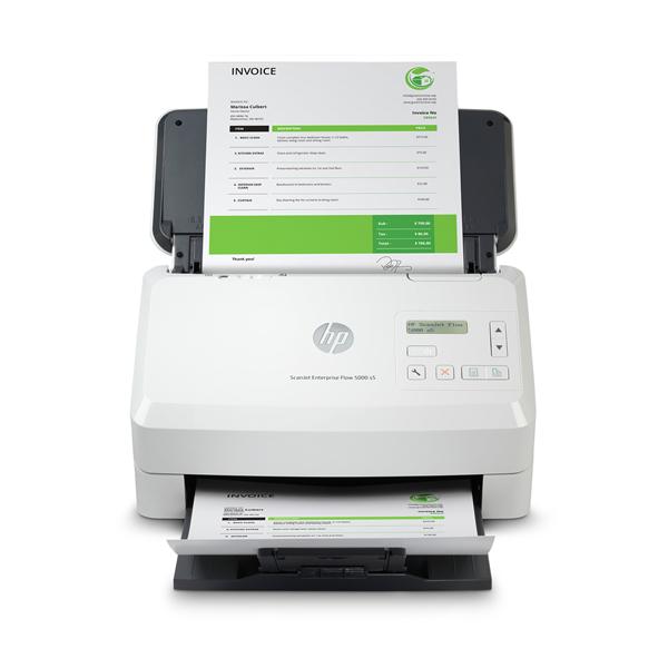 Сканер HP ScanJet Enterprise Flow 5000 s5 CIS, A4, 600 dpi, USB 3.0, ADF 80 sheets, Duplex, 65 ppm/130 ipm, replace L2755A