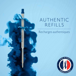 Стержень шариковый Waterman Standard Maxima тонкий (F) 0.8мм цвет чернил: синий, блистер [1964016]