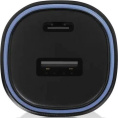 Автомобильное зарядное устройство TTEC 2CKP02CS SmartCharger Duo PD 48W Car Fast Charger USB-C+USB-A с кабелем USB-C-USB-C 3A. Цвет: черный (2CKP02CS)