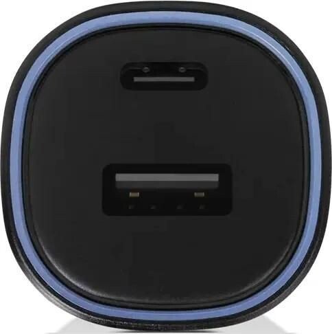 Автомобильное зарядное устройство TTEC 2CKP02CS SmartCharger Duo PD 48W Car Fast Charger USB-C+USB-A с кабелем USB-C-USB-C 3A. Цвет: черный (2CKP02CS)
