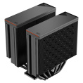 Кулер для процессора PCCooler RZ620 BK 260W, 4-pin PWM, 157.5mm, Al/Cu, 6x6mm, 1x120mm, 86.73CFM, 32dBA, 2200RPM, S: 1851/1700/1200/115X, AM5/AM4, black