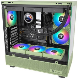 Вентилятор для корпуса Thermaltake CT120 Sync Matcha Reverse ARGB 120х120x25 зеленый 4-pin 31.2дБ упак.:2шт CL-F200-PL12MG-A Ret