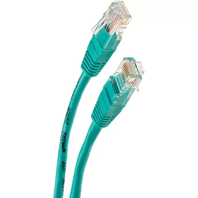 Telecom Патч-корд UTP кат.5е 0,5м зеленый [NA102-G-0.5M]