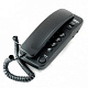RITMIX RT-100 black проводной телефон {повторный набор номера, настенная установка, кнопка выключения микрофона, регулятор громкости звонка}