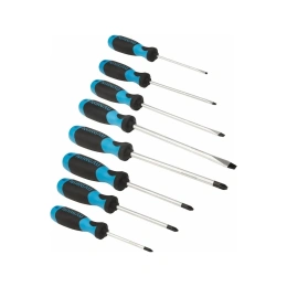 Набор отверток NORGAU 8 предметов (SL, PH, PZ) NBS250-005, Industrial 062001107