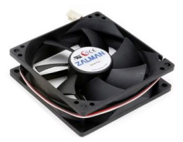 Вентилятор Zalman ZM-F2 Plus (SF) 92мм, 3-pin, 1500об/мин, 20 - 23 дБ, черный, Ret