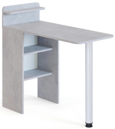 Стол для компьютера Сокол СП-19 складн. столешница ЛДСП бетон каркас хром 00-00015992