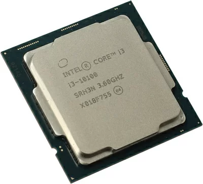 Процессор CPU Intel Core i3-10100 3.6 GHz/4core/SVGA UHD Graphics630/6Mb/65W/8 GT/s LGA1200