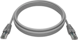 Патч-корд NTSS NTSS-PC-UTP-RJ45-5e-0.3-LSZH-GY UTP RJ-45 вил.-вилка RJ-45 кат.5E 0.3м серый LSZH 26AWG