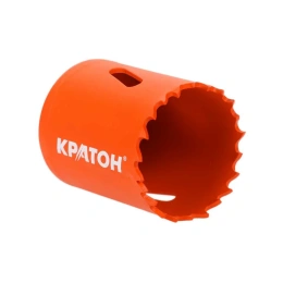 Коронка универсальная биметаллическая Кратон O38 мм 1 04 06 016