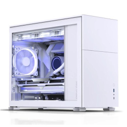 Корпус компьютерный Mini-Tower/ Case JONSBO D31 STD, Mini-Tower, TG, no fan, 1xUSB-A 3.2 + 1xUSB-C 3.2, mATX, mDTX, mITX White (D31 STD White)
