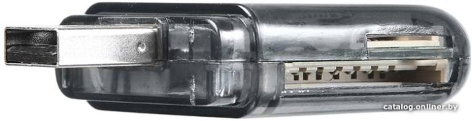 Устройство чтения карт памяти USB2.0 Buro BU-CR-110 черный