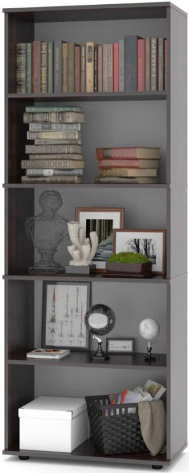 Стеллаж Сокол ШУ-20 ЛДСП, 1827х682х372мм венге [шу20в5]