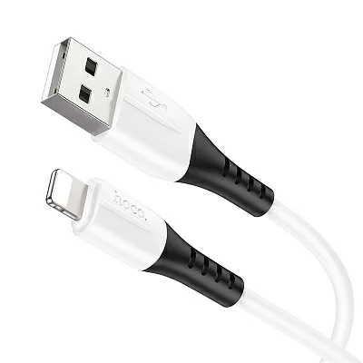 HOCO HC-68544 X82/ USB кабель Lightning/ 1m/ 2,4A/ Силикон/ White