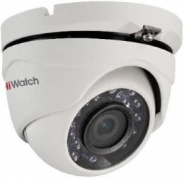 HiWatch DS-T203(B) (2.8 mm) 2Мп уличная купольная HD-TVI камера с EXIR-подсветкой до 20м