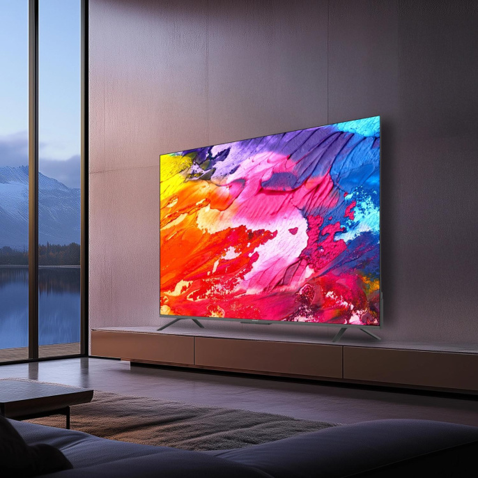 60" Телевизор SKYWORTH 60Q66H QLED+, 4K Ultra HD, СМАРТ ТВ, Google TV, черный