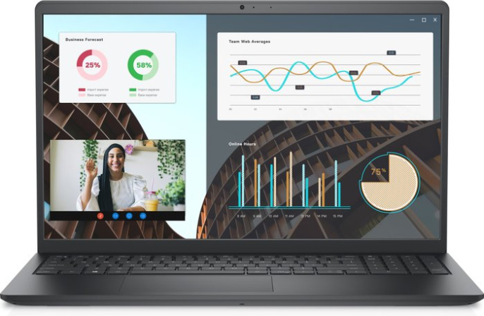 Ноутбук Dell Vostro 3530 3530-3650 i3-1305U/8GB/512GB SSD/UHD Graphics/15.6" WVA FHD/WiFi/BT/Cam/noOS/black