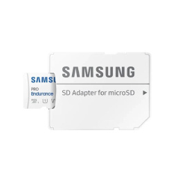 Micro SecureDigital 64GB Samsung Class 10 Pro Endurance UHS-I R/W 100/30 MB/s + SD адаптер для видеорегистратора MB-MJ64KA/APC