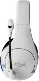 Гарнитура игровая HYPERX Stinger Core Wireless PS5 (CS002-WA),  для компьютера и игровых консолей, мониторные,  радио, белый  / голубой [4p5j1aa]