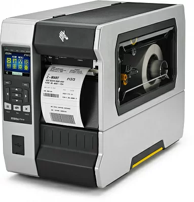 Принтер этикеток промышленный TT ZT610 со смотчиком Motorola Solutions. TT Printer ZT610; 4'', 203 dpi, Euro and UK cord, Serial, USB, Gigabit Ethernet, Bluetooth 4.0, USB Host, Rewind, Color, ZPL