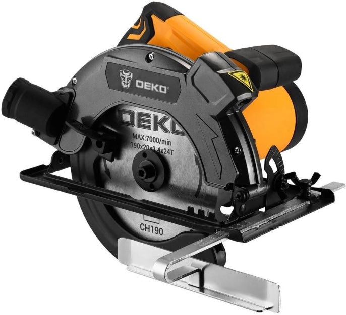 Циркулярная пила дисковая Deko DKCS1800-190 Laser 1800Вт настольная D диска.:190мм 083-1011